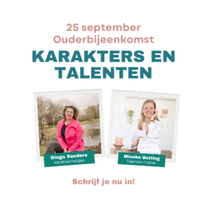 Ouderbijeenkomst met ouders van hoogbegaafde kinderen